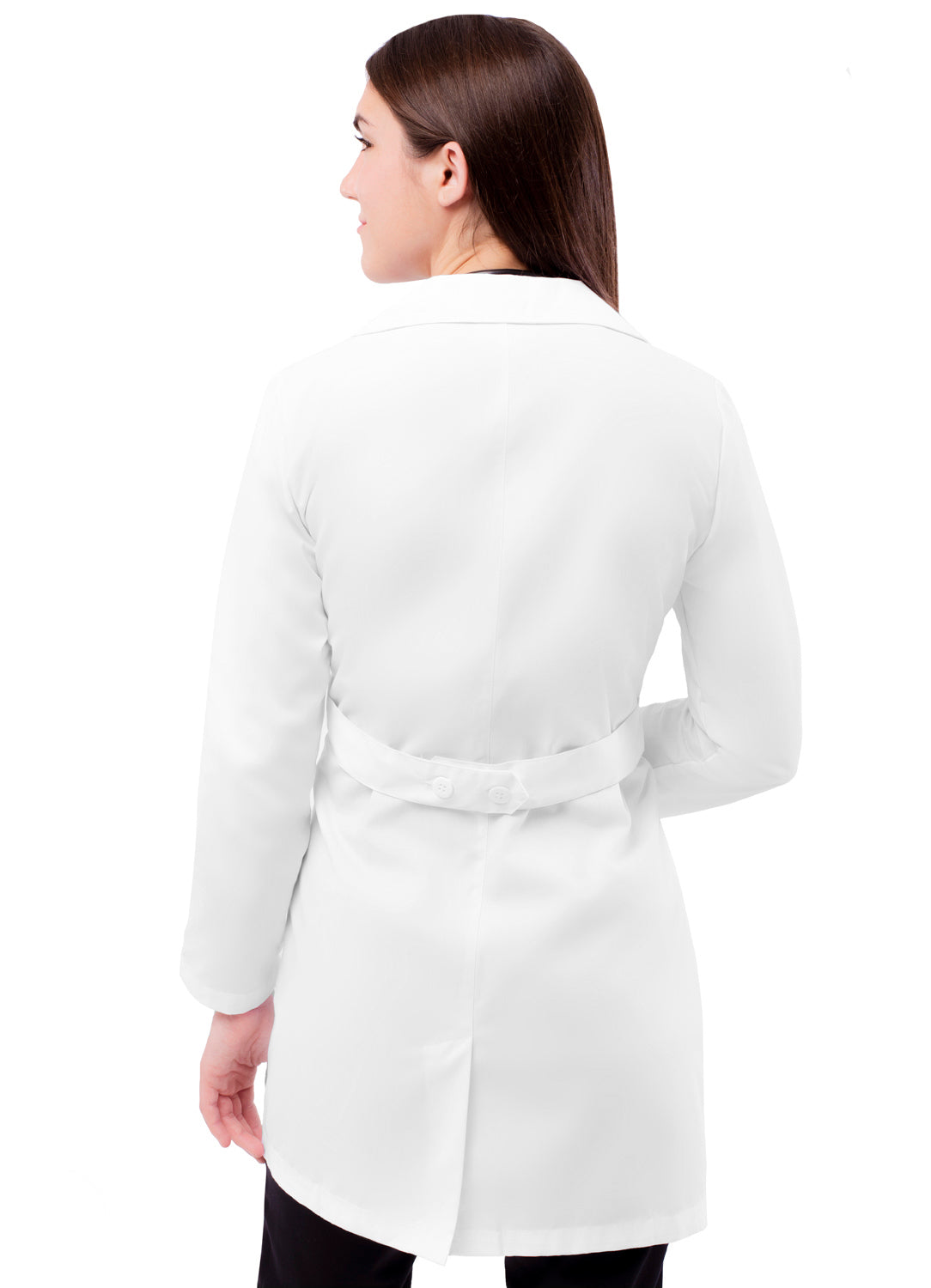 Adar Universal Women 33" Adjustable Belt Lab Coat. XXS-XL