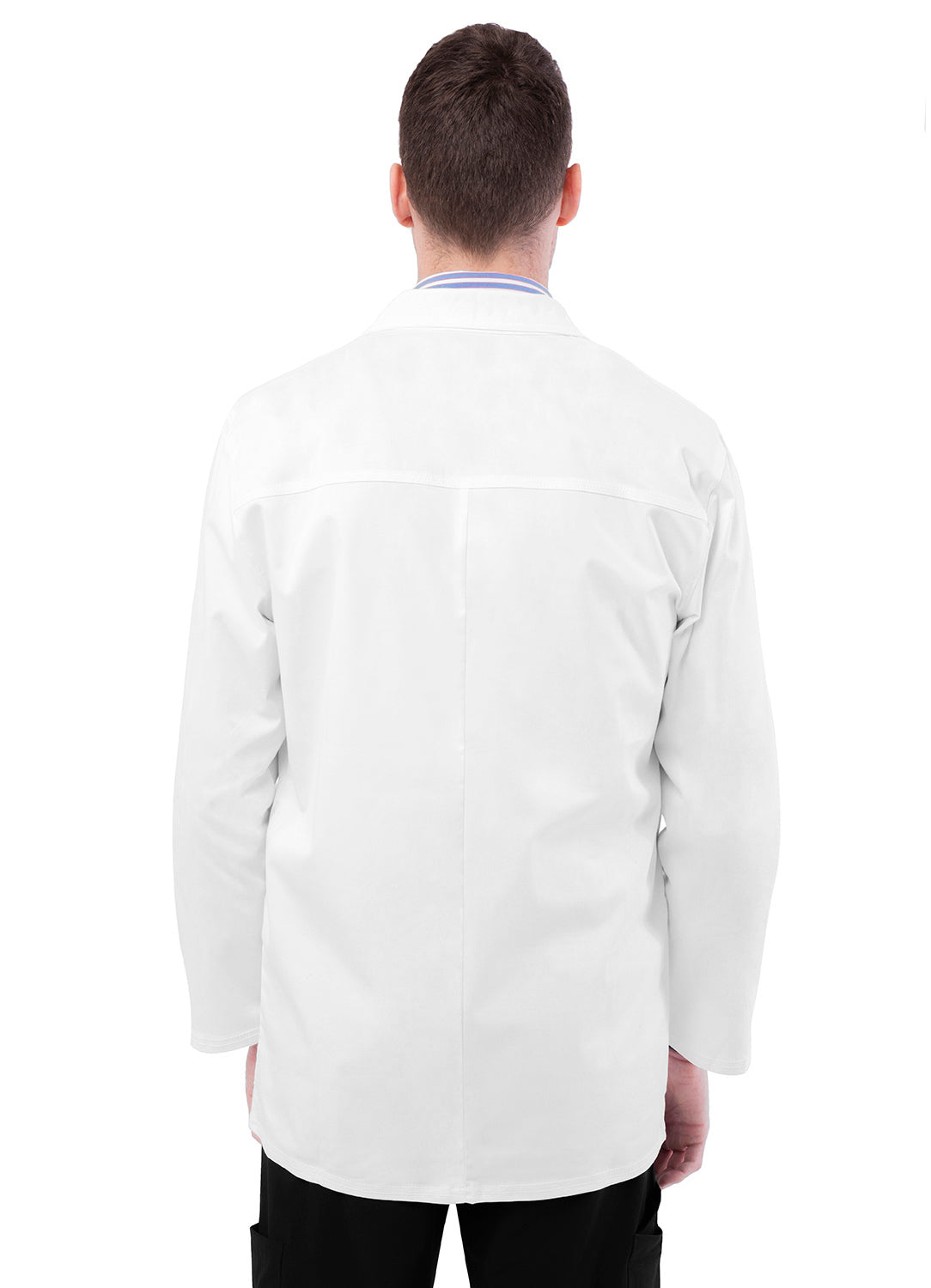Adar Universal-Stretch 31" Men's Snap Front Lab Coat. XXS-XL