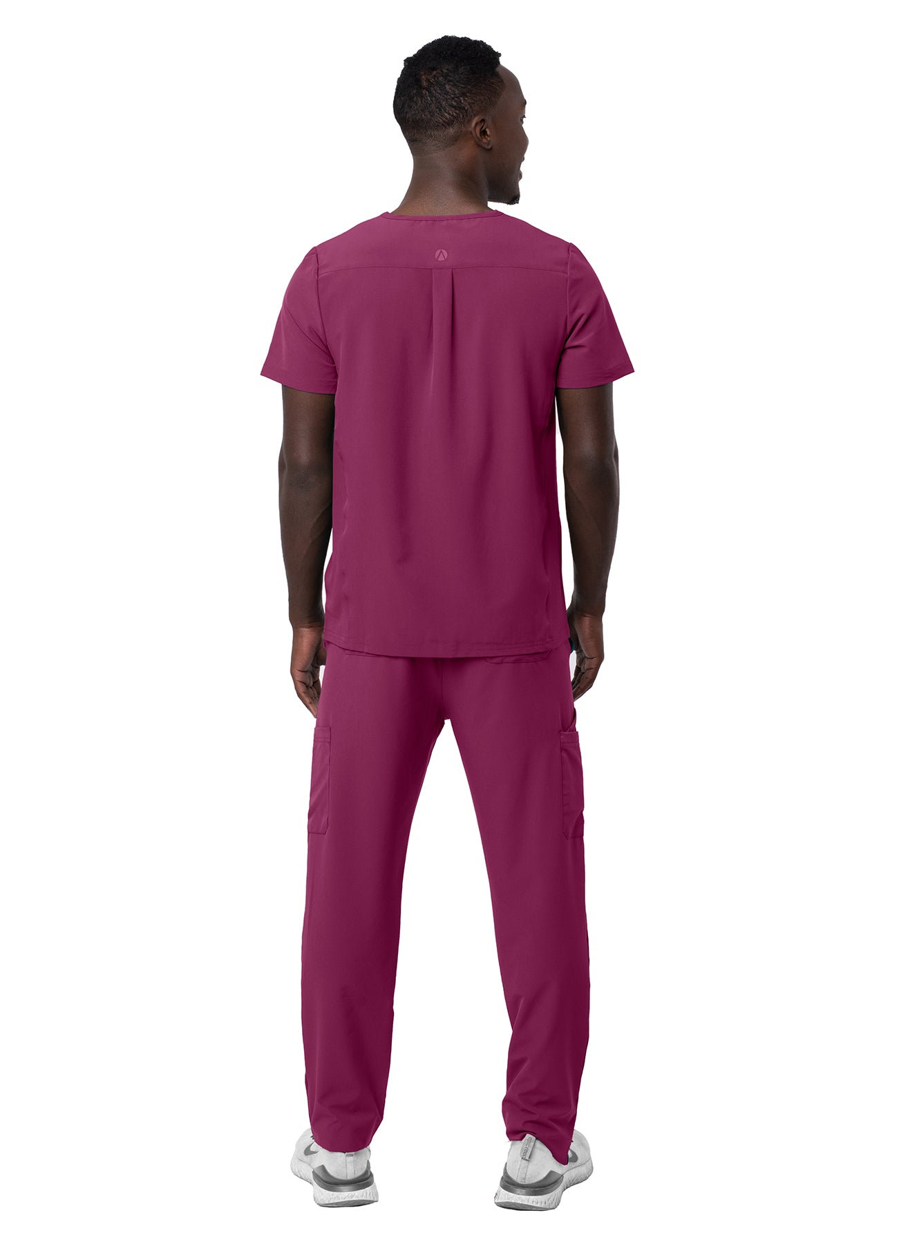 Adar Addition Go -Everyday Men's Scrub Set - Stylish Scrub Top and Cargo Scrub Pants