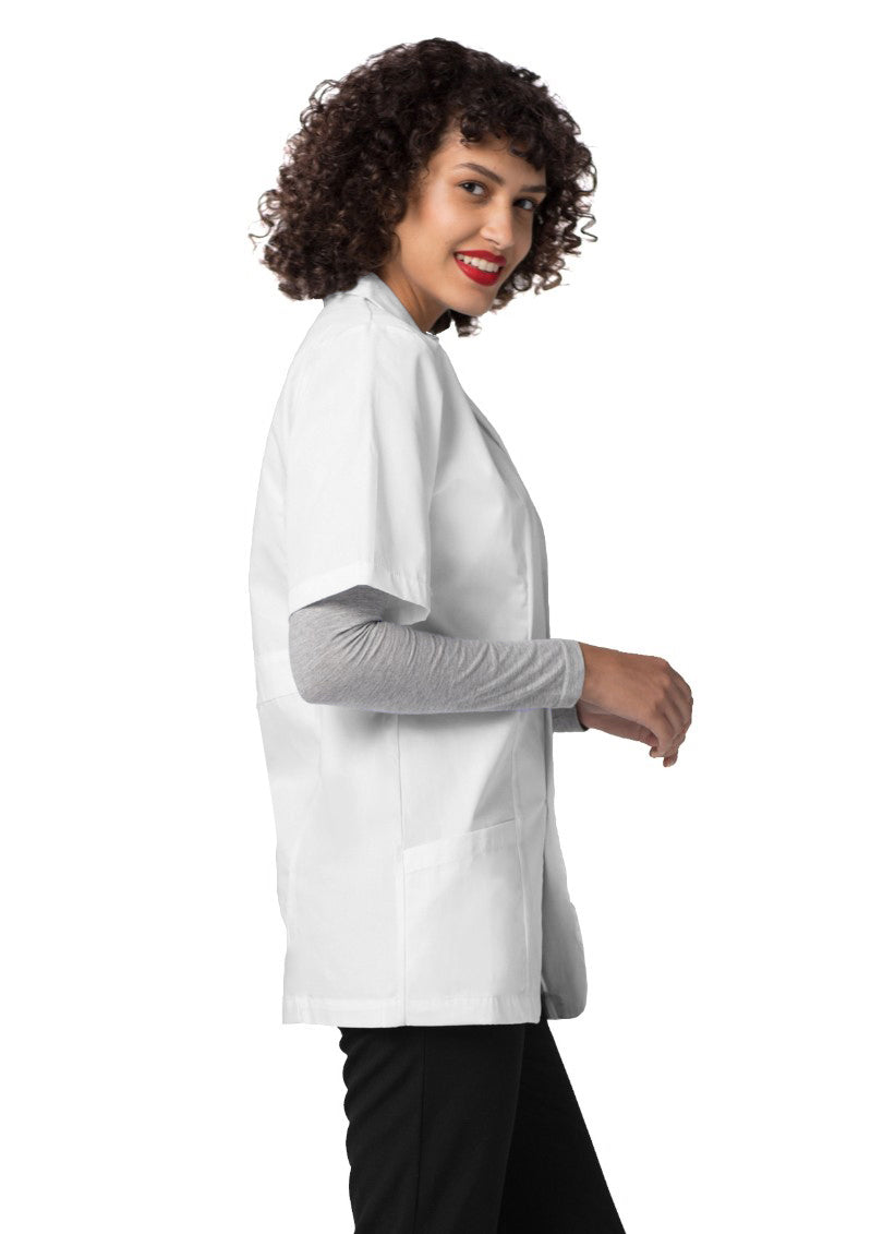 Adar Universal 31" Unisex Short Sleeve Consultation Coat. 2X-3X