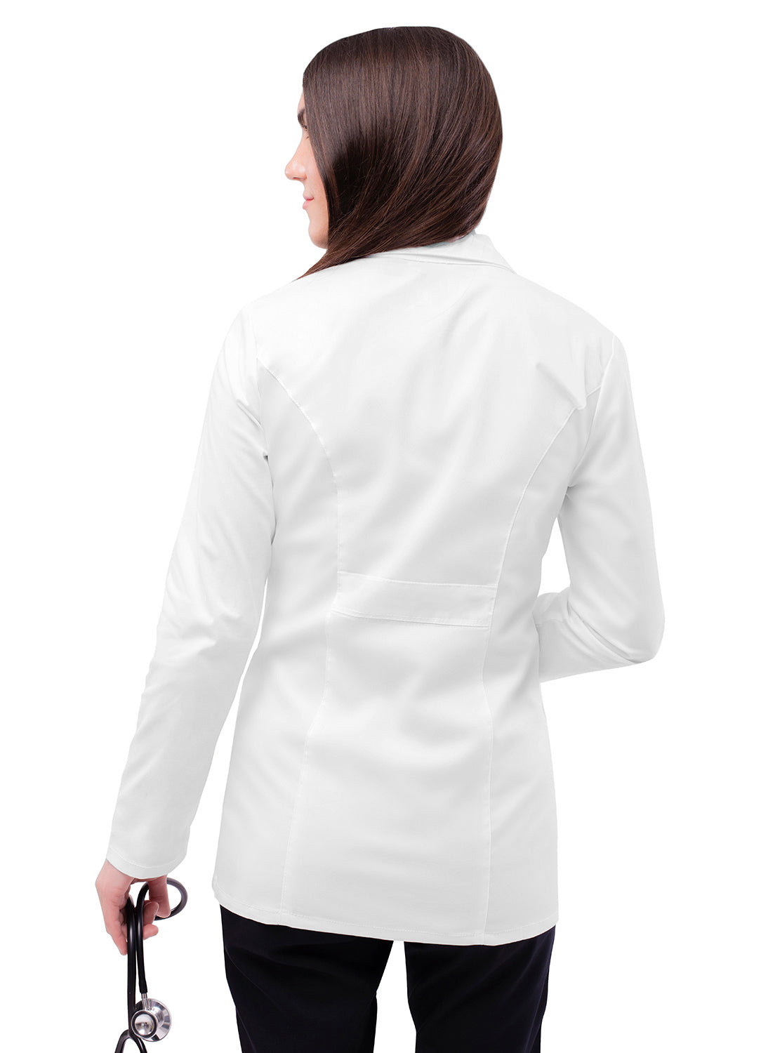 Adar Universal Stretch 28" Women's Tab Waist Lab Coat. 2X-3X