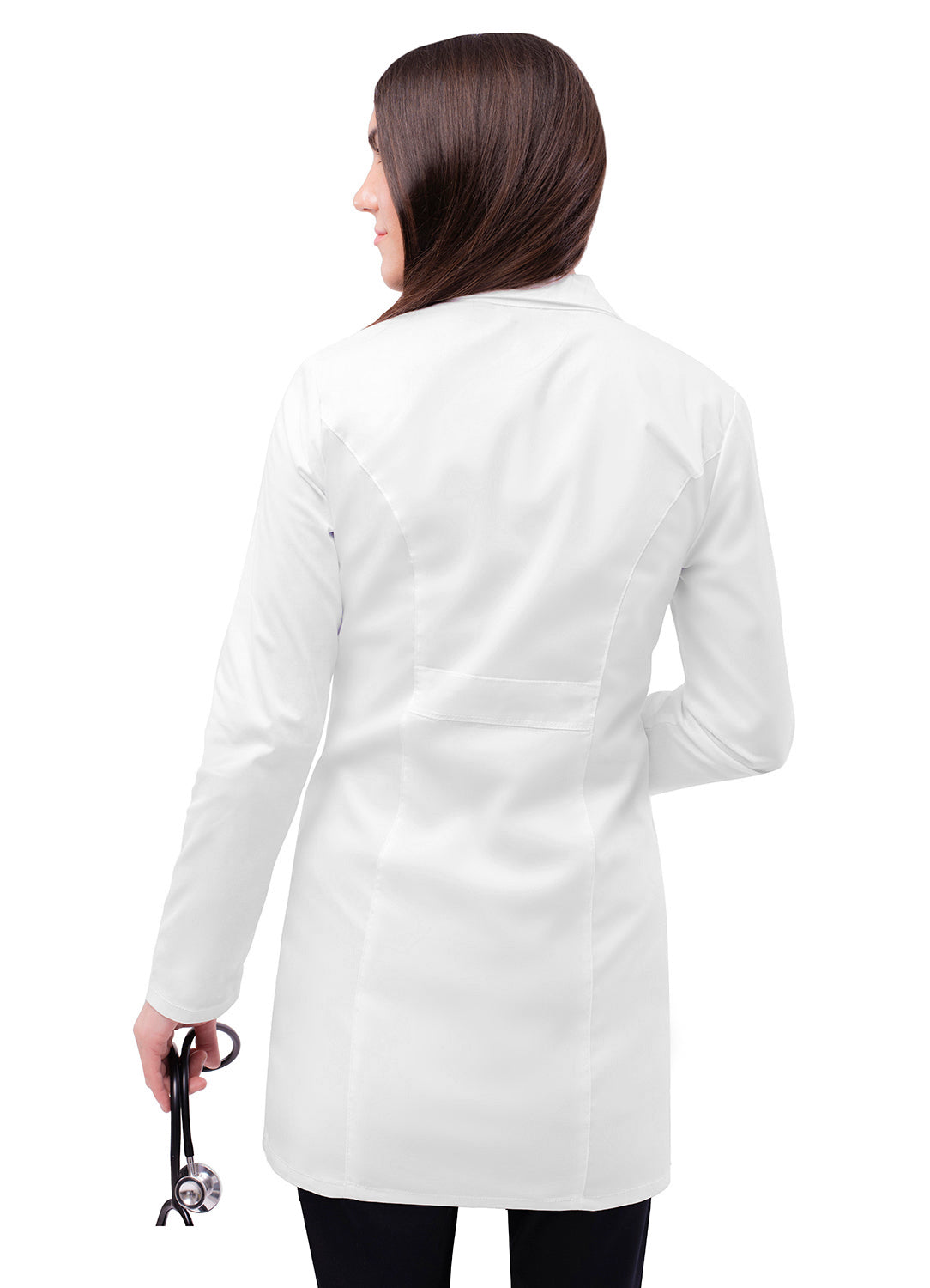 Adar Universal Stretch 36" Women Tab-Waist Lab Coat. XXS-XL