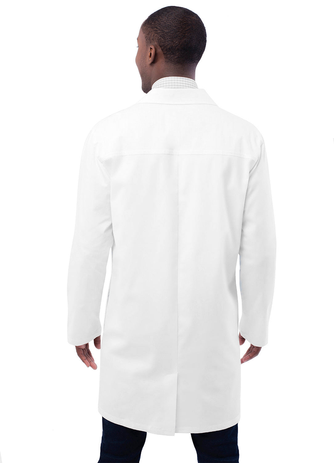 Adar Universal-Stretch Men's 36" Snap Front Lab Coat. XXS-XL