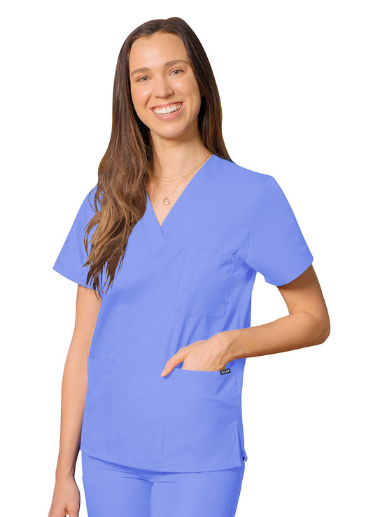 Adar Universal Unisex V-Neck Tunic 3 Pockets. 2X-3X