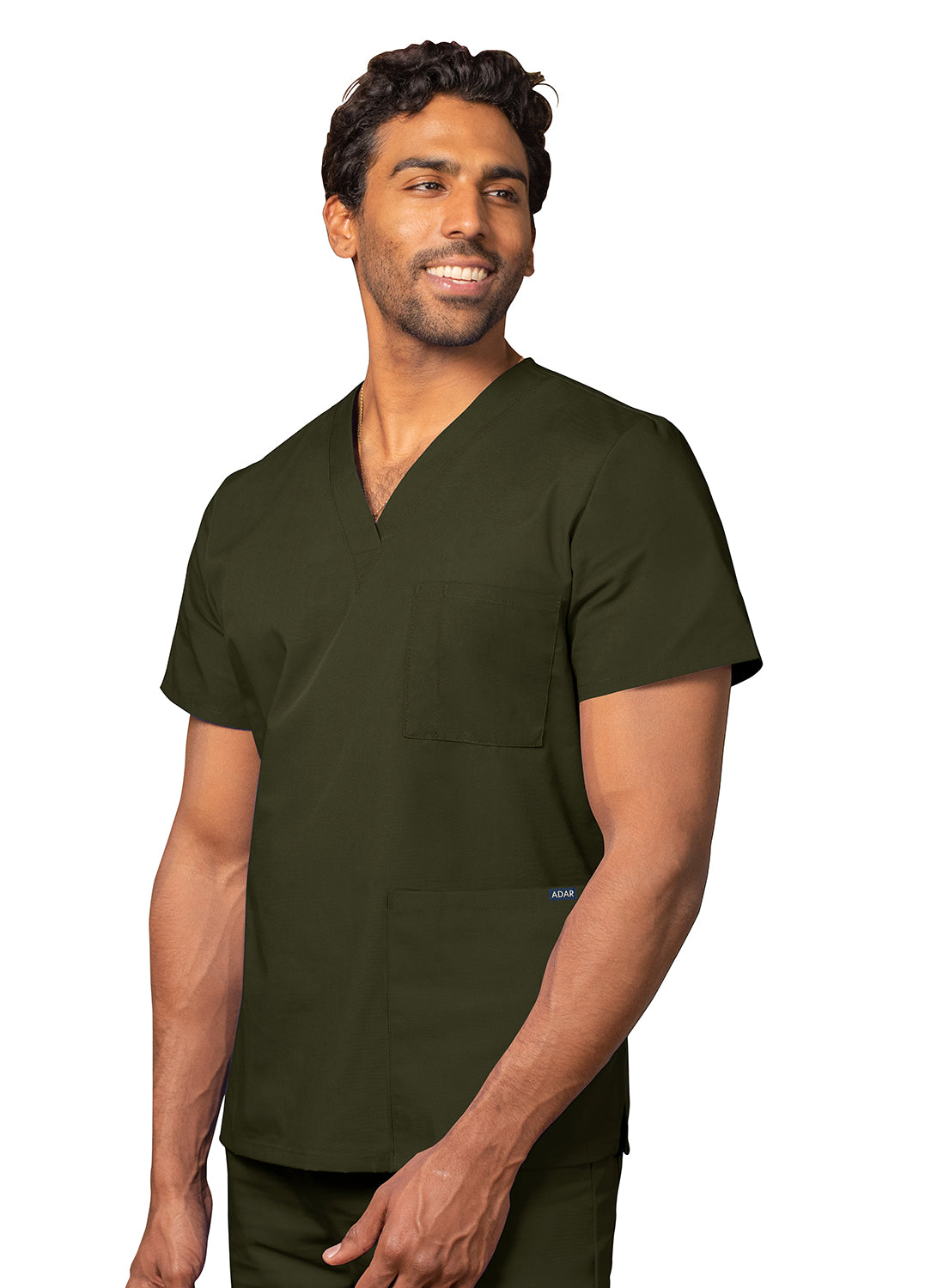 Adar Universal Unisex V-Neck Tunic 3 Pockets. 4X-5X