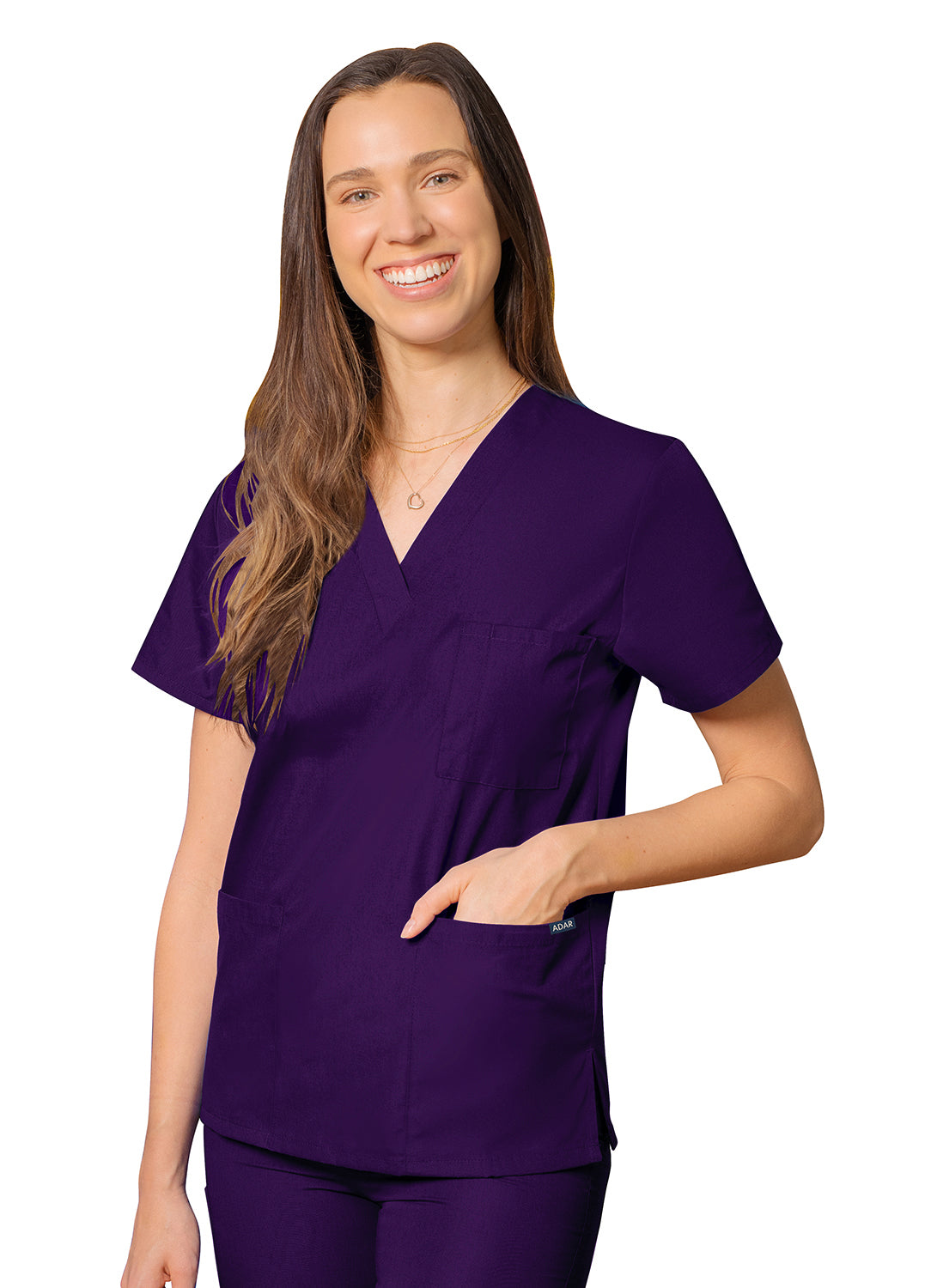 Adar Universal Unisex V-Neck Tunic 3 Pockets. XXS-XS