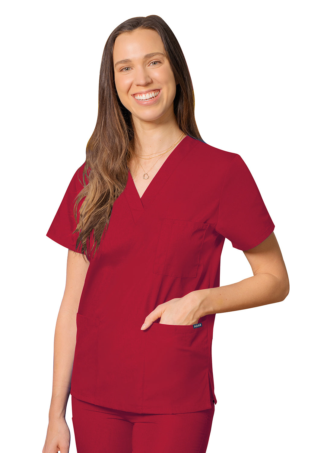 Adar Universal Unisex V-Neck Tunic 3 Pockets. XXS-XS