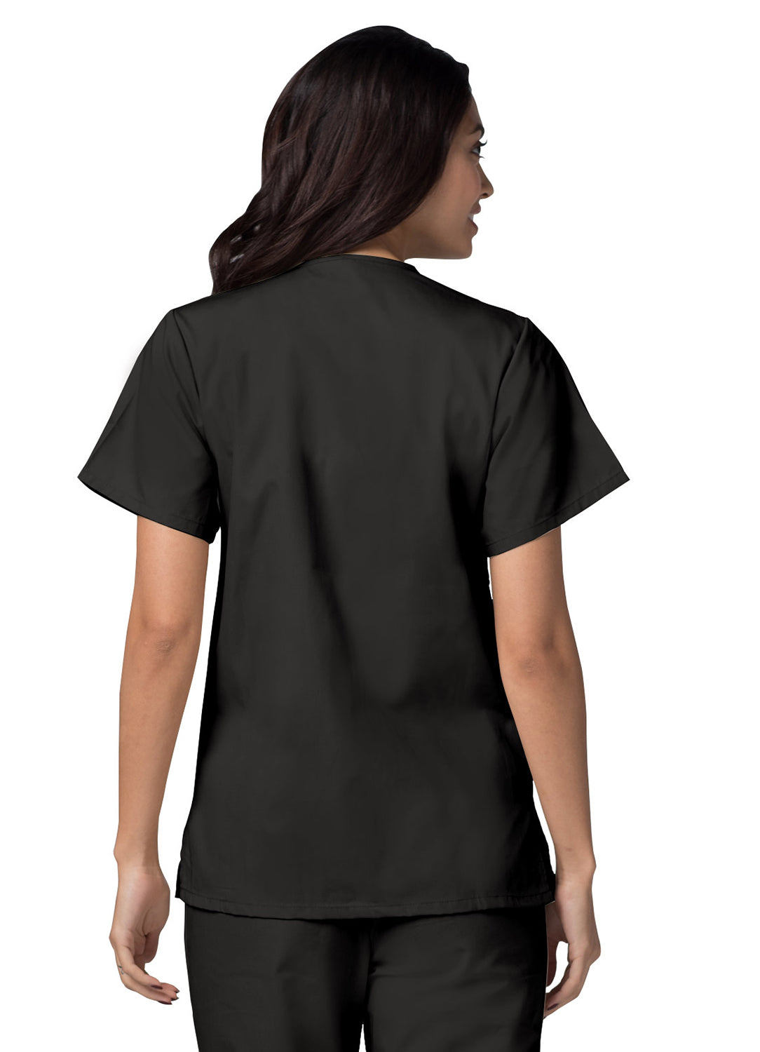 Adar Universal Double Pocket Snap Front Top. XXS-XS