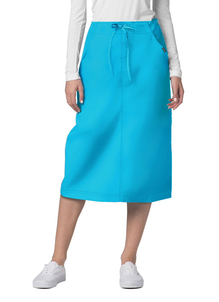 Adar Universal Mid Calf Length Drawstring Skirt. 6-14