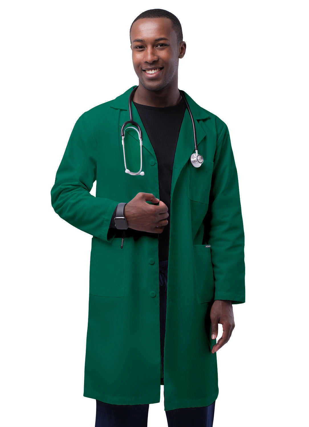 Adar Universal 39" Unisex Lab Coat with Inner Pockets. 41-44