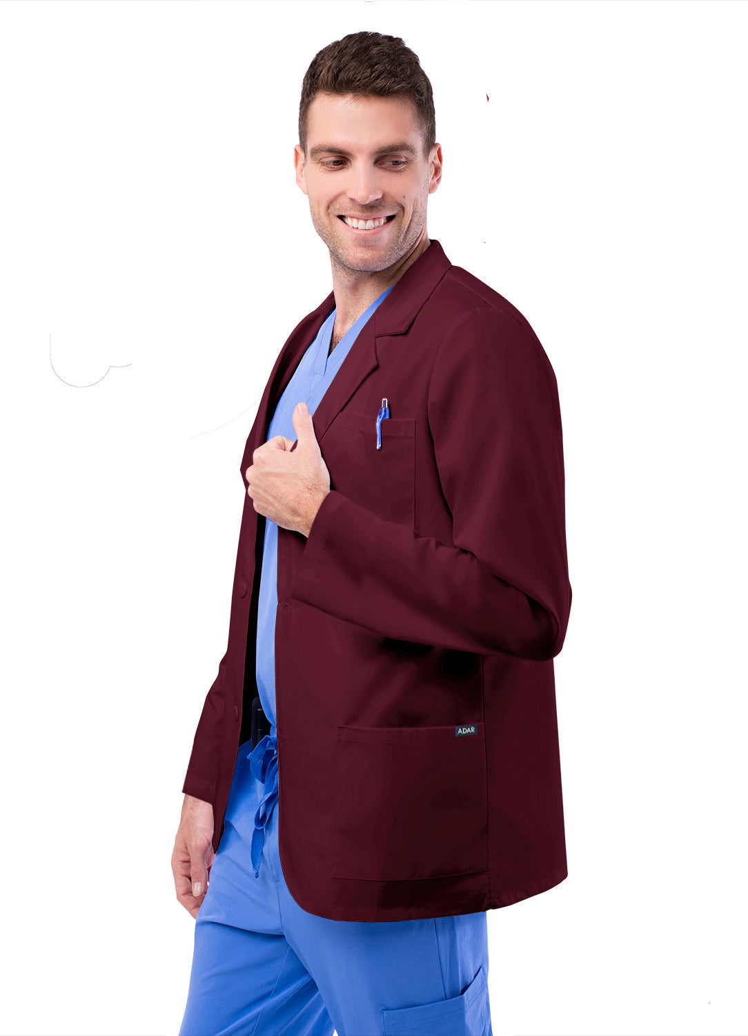 Adar Universal 31" Unisex Consultation Coat. 2X-3X