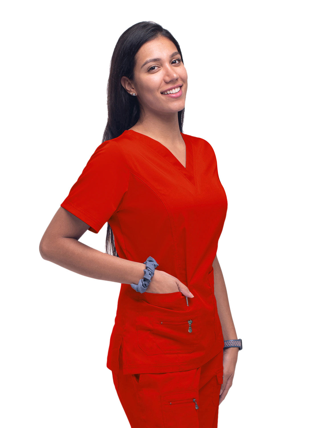 Adar Pro Women's Elevated V-Neck Scrub Top 2X-5X