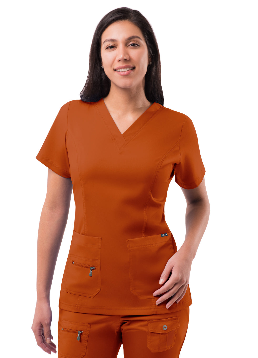 Adar Pro Women's Elevated V-Neck Scrub Top 2X-5X