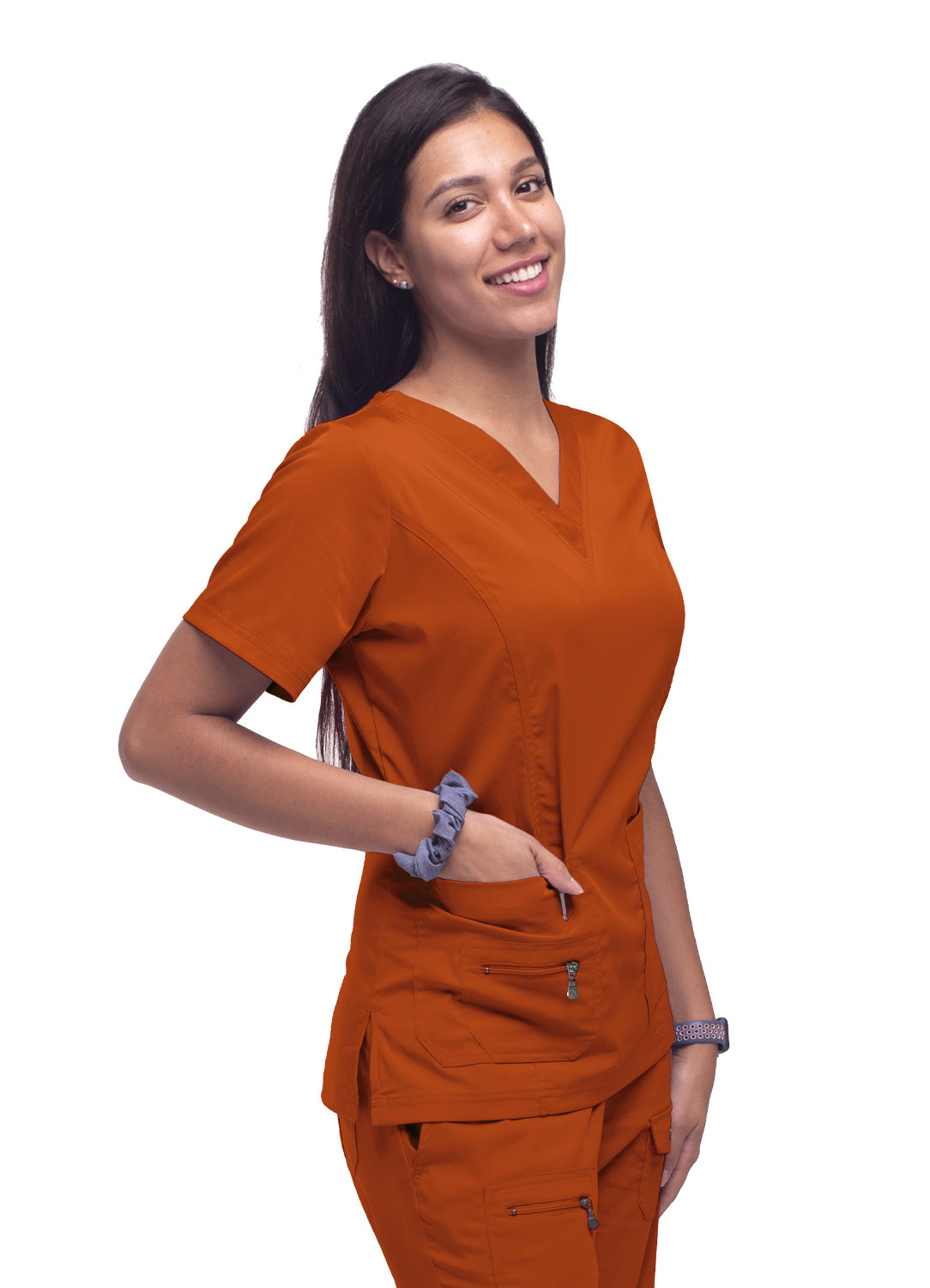 Adar Pro Women's Elevated V-Neck Scrub Top 2X-5X