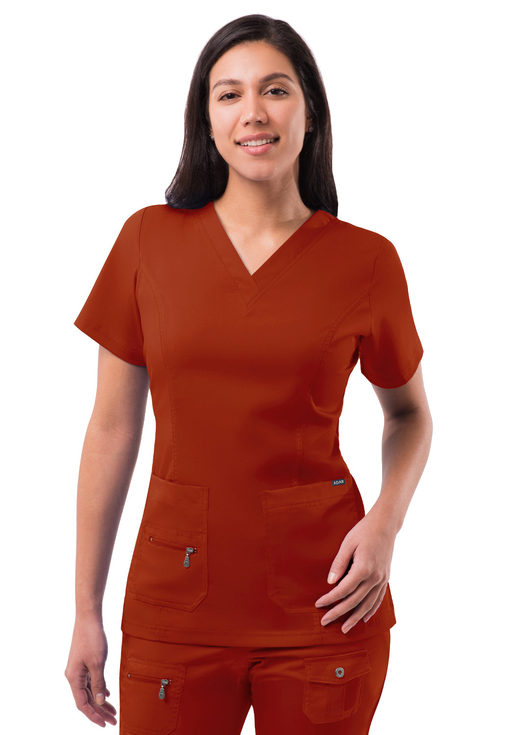 Adar Pro Women's Elevated V-Neck Scrub Top 2X-5X