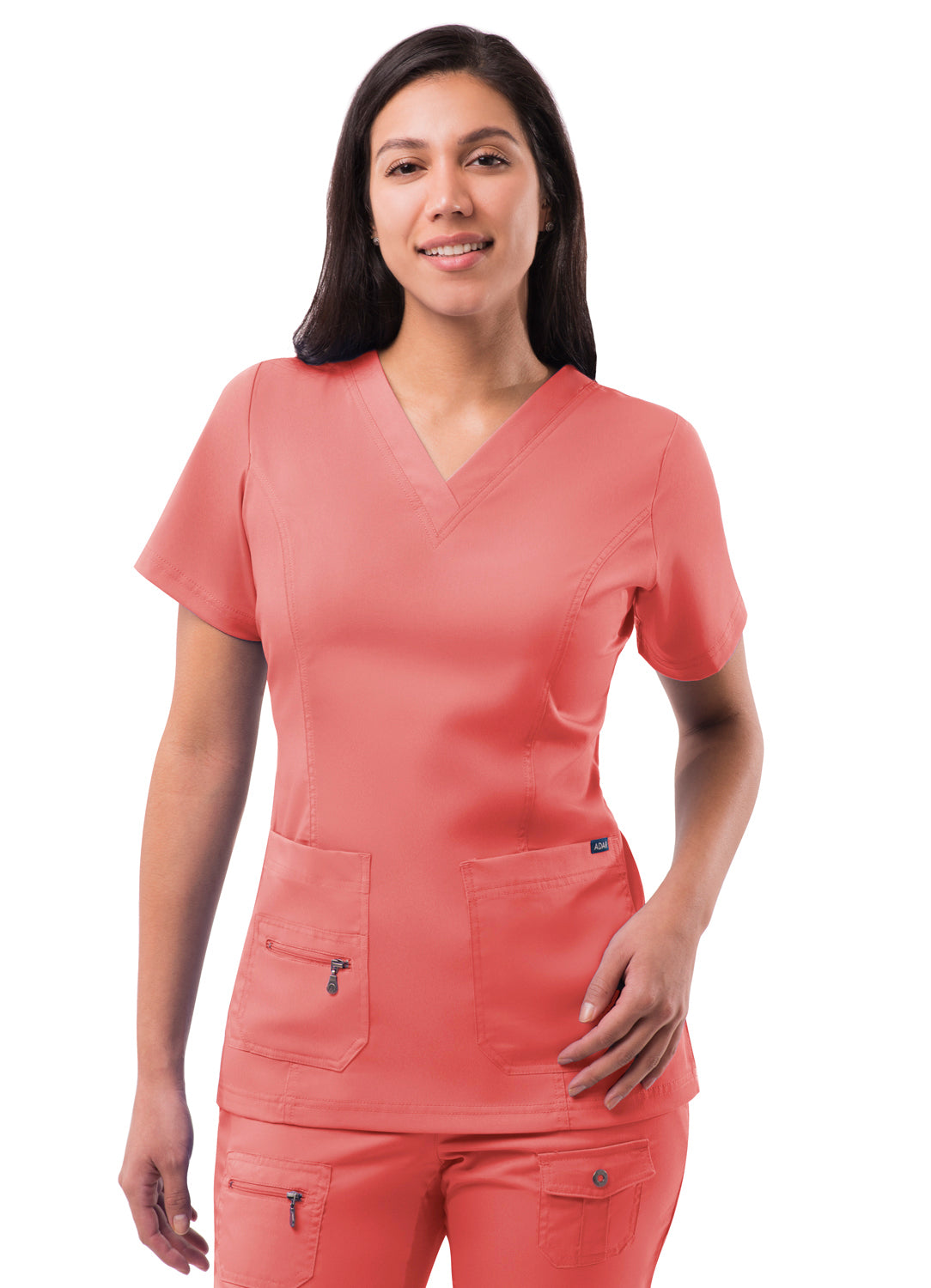 Adar Pro Women's Elevated V-Neck Scrub Top 2X-5X