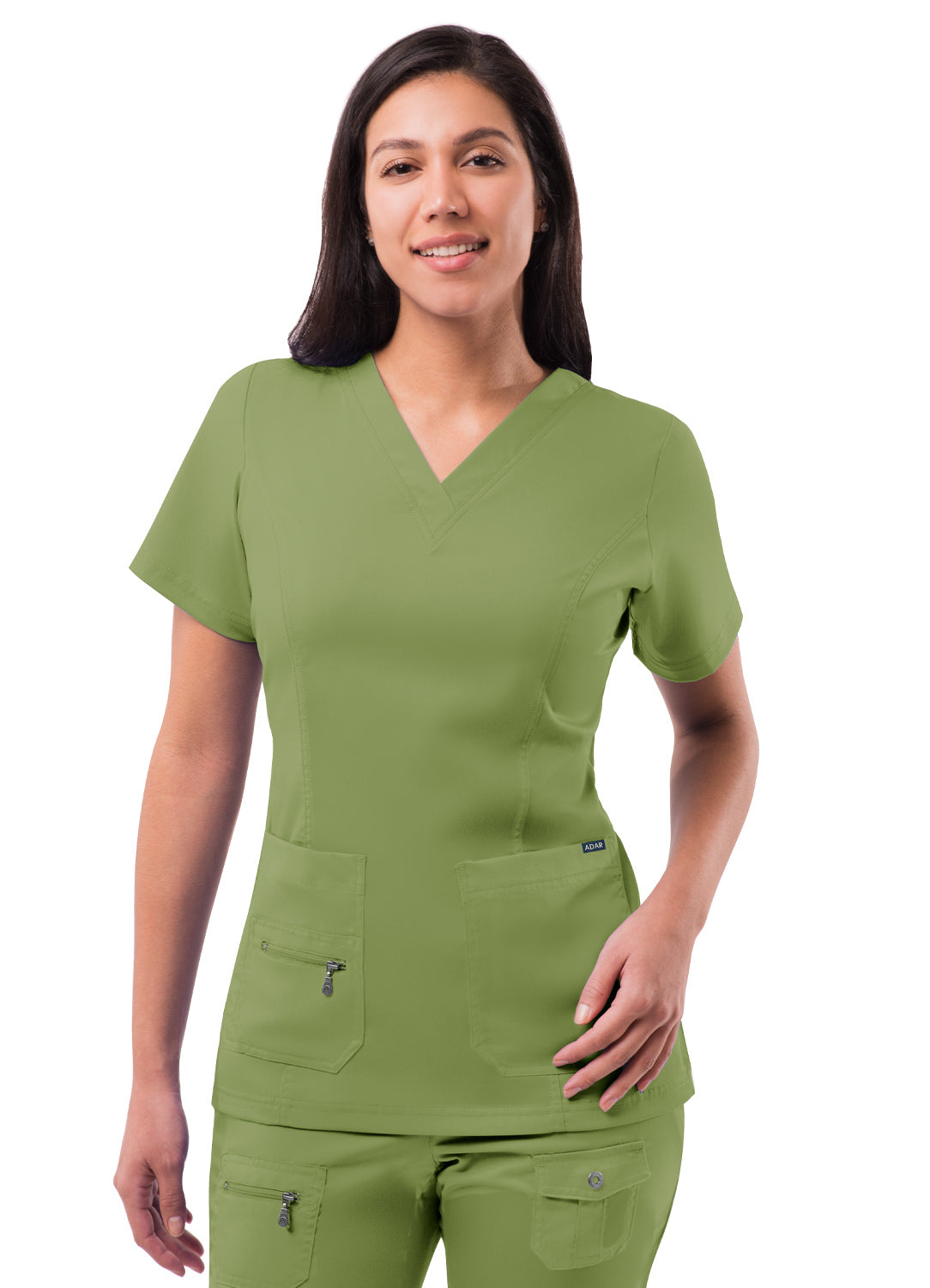 Adar Pro Women's Elevated V-Neck Scrub Top 2X-5X