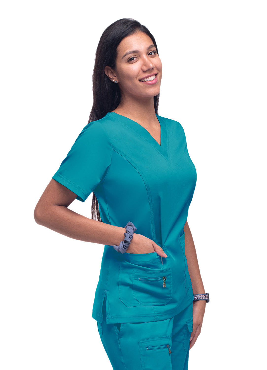 Adar Pro Women's Elevated V-Neck Scrub Top S-XL