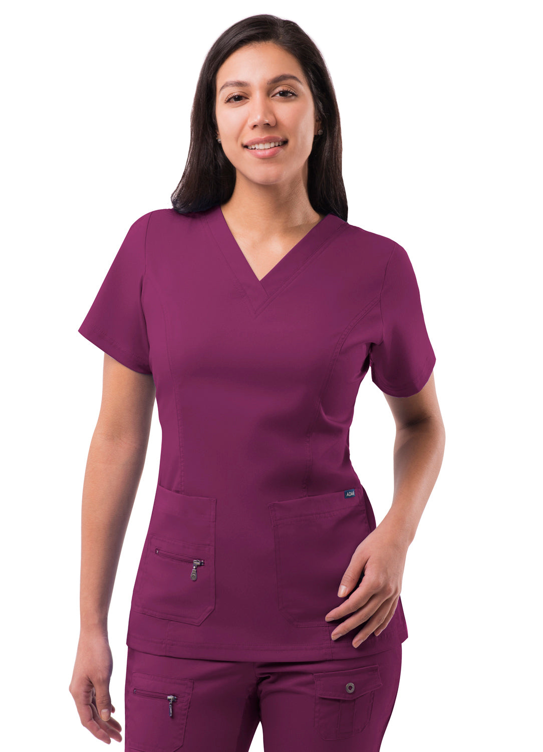 Adar Pro Women's Elevated V-Neck Scrub Top 2X-5X