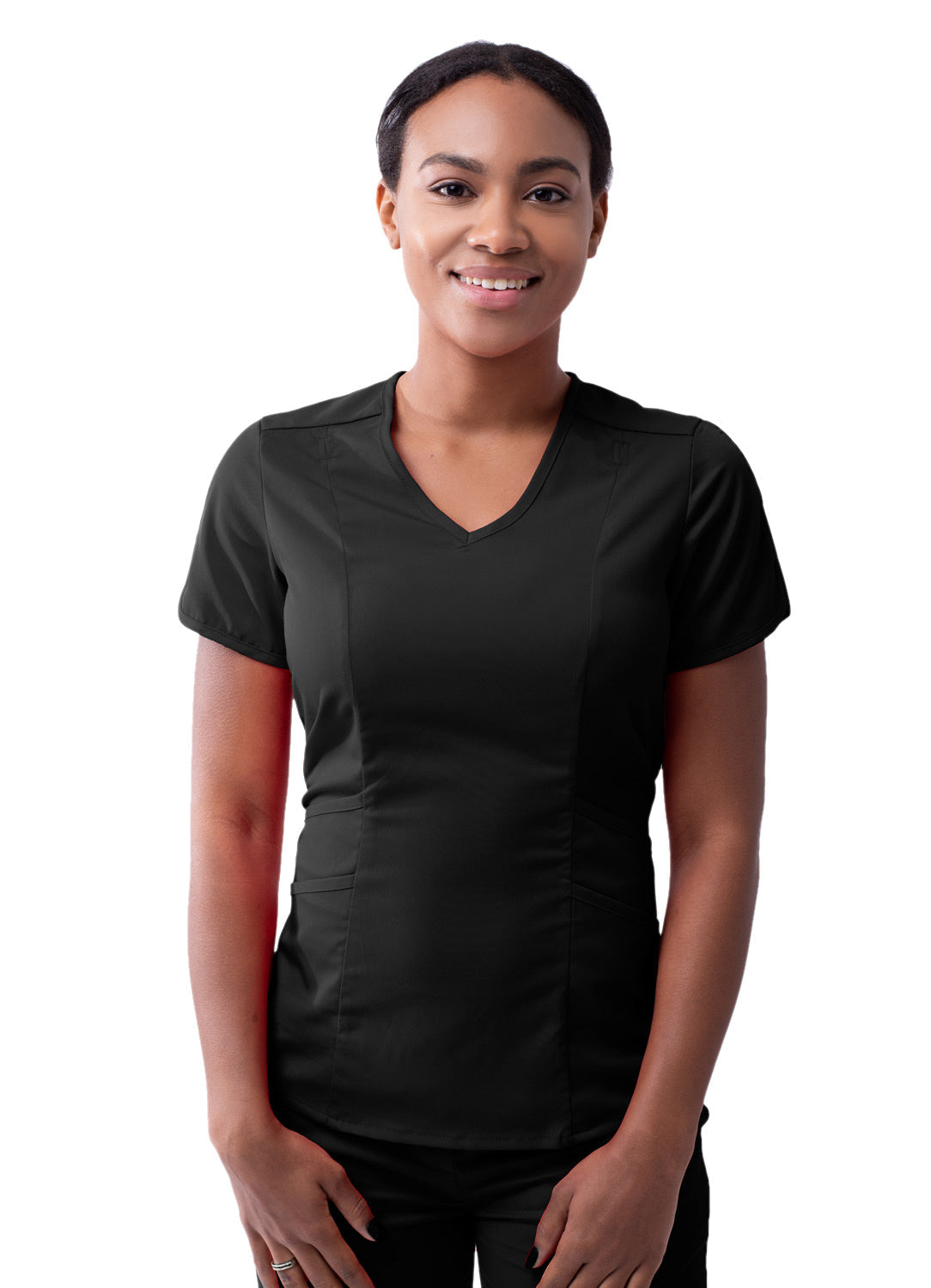 Adar Pro Scrubs for Women feature a Modern V-Neck Scrub Top