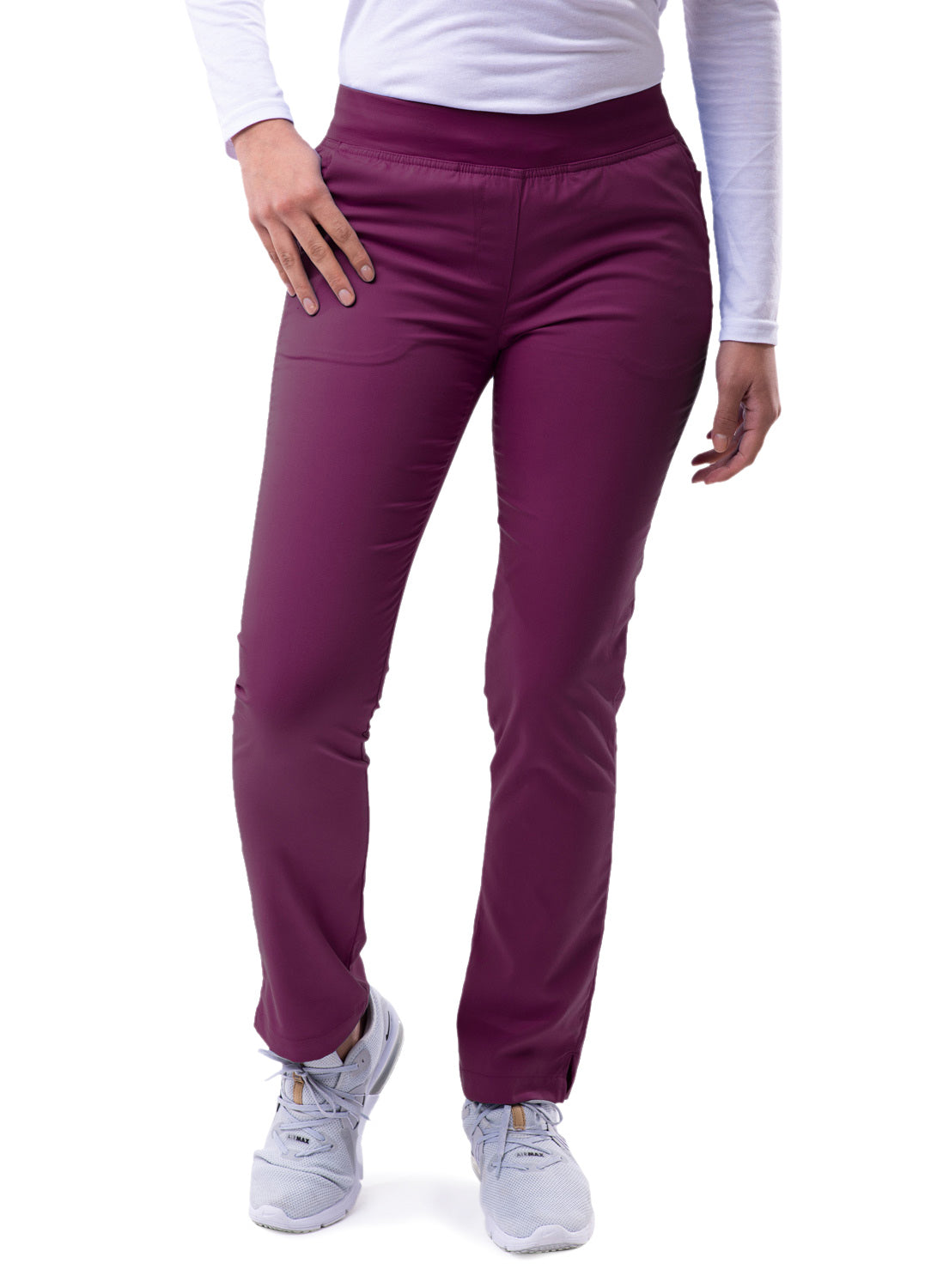 Adar Pro Women's Skinny Leg Yoga Scrub Pants. Tall S-XL