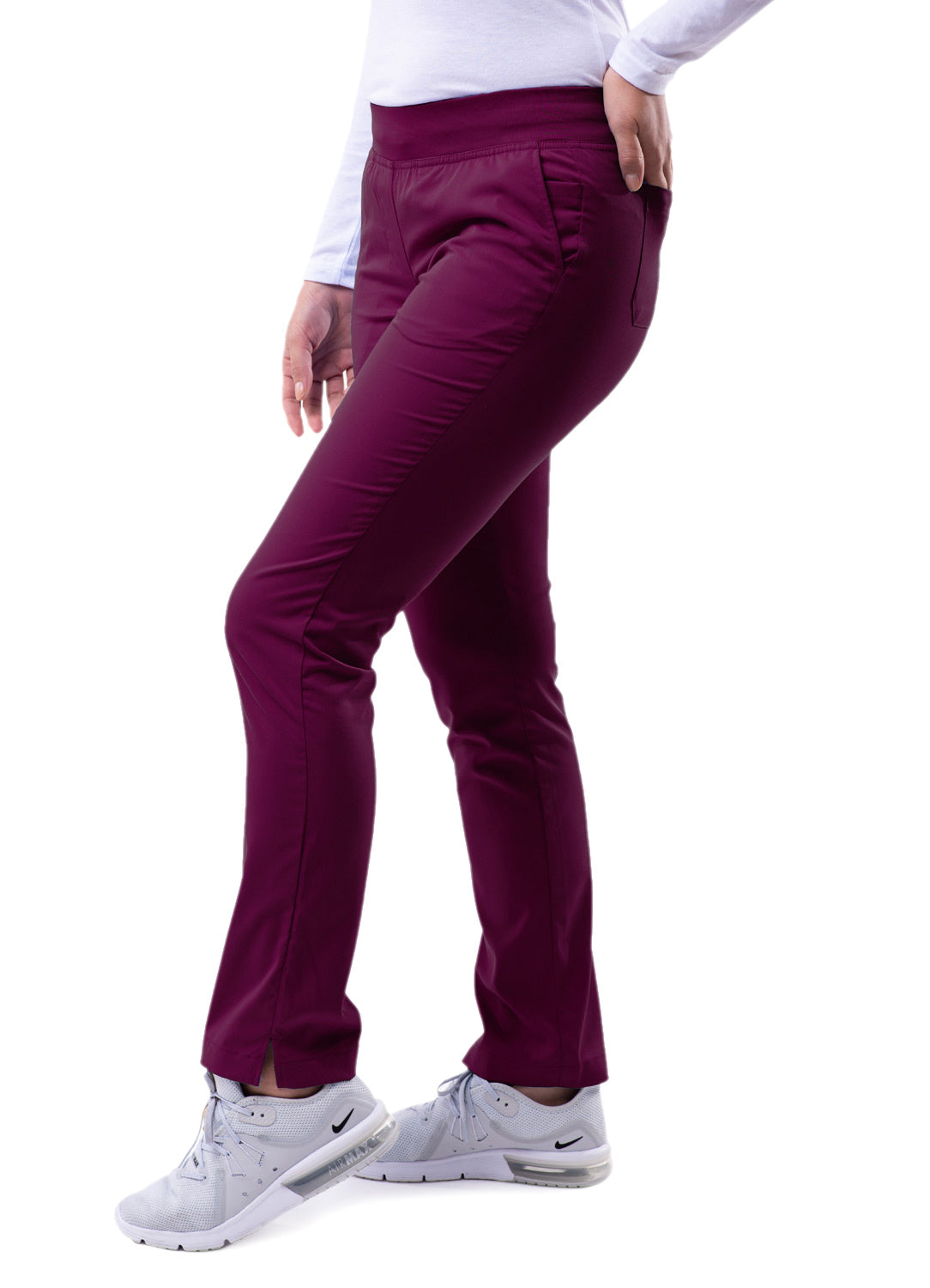 Adar Pro Women's Skinny Leg Yoga Scrub Pants. 2X-3X