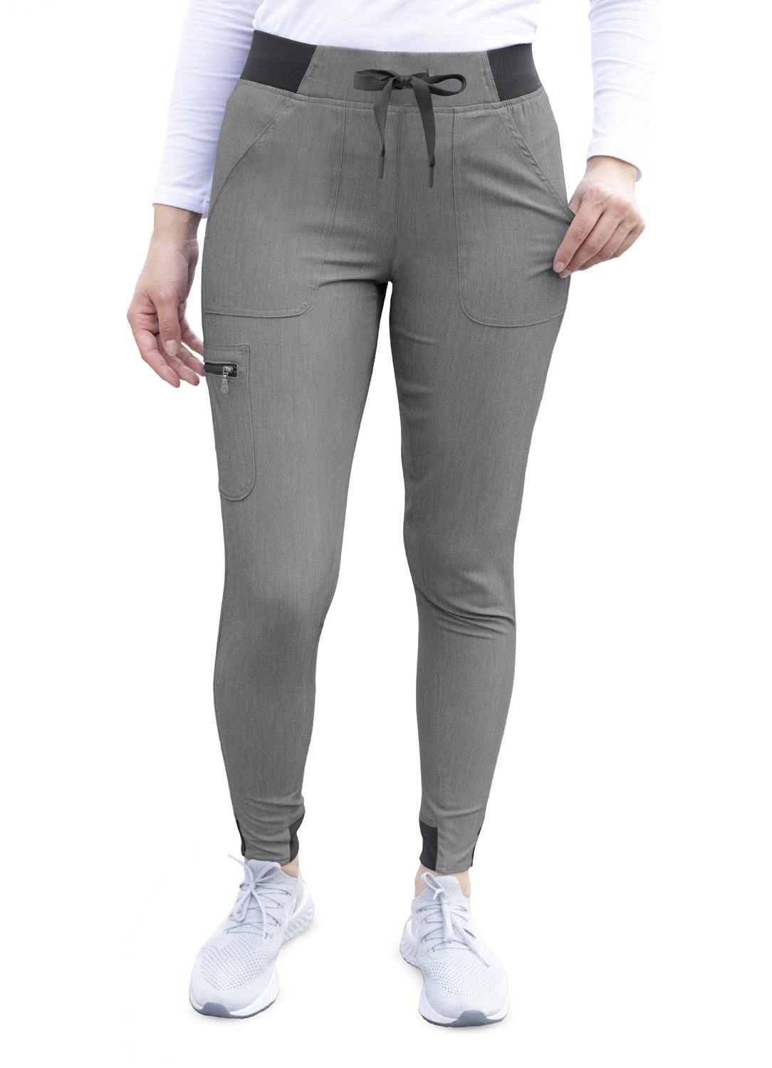 Adar Pro Heather Women's Yoga Jogger Scrub Pants (2X-5X)