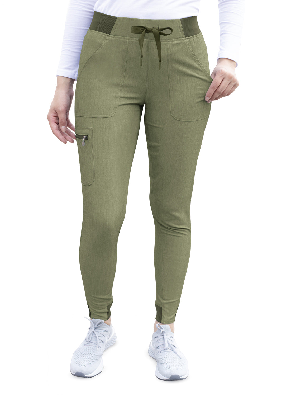 Adar Pro Heather Women's Yoga Jogger Scrub Pants (Tall 2X-3X)