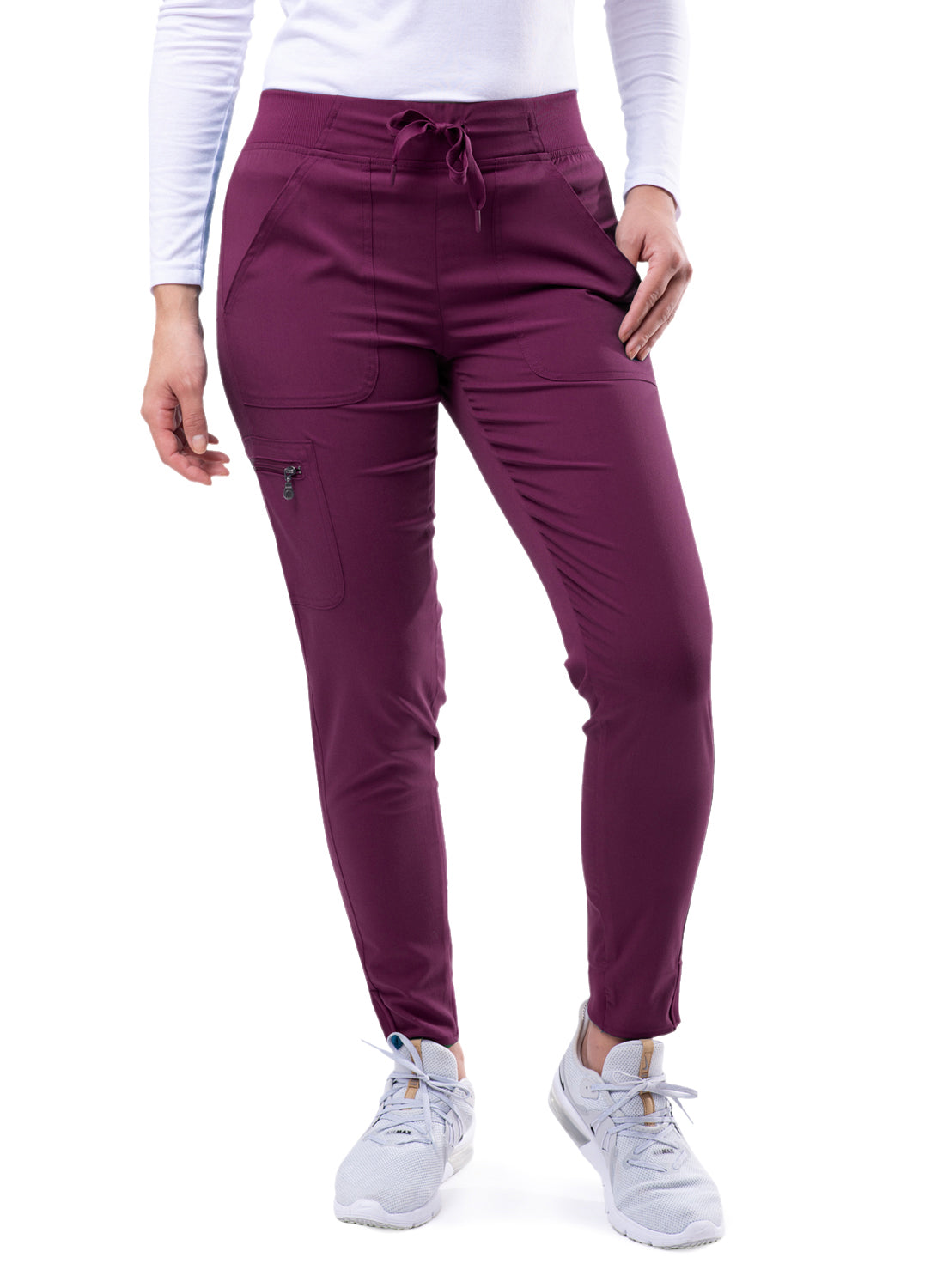 Adar Pro Women's Yoga Jogger Scrub Pants. Tall 2X-3X