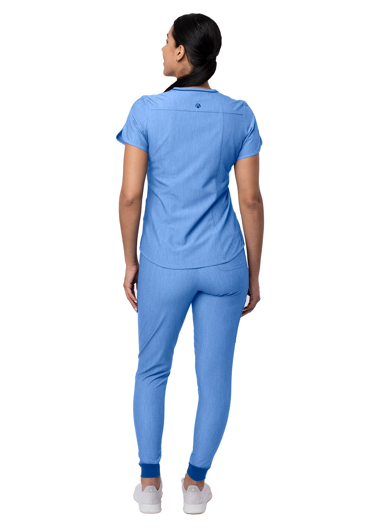 Adar Pro Heather Women's Modern Athletic Jogger Scrub Set XXS-XL