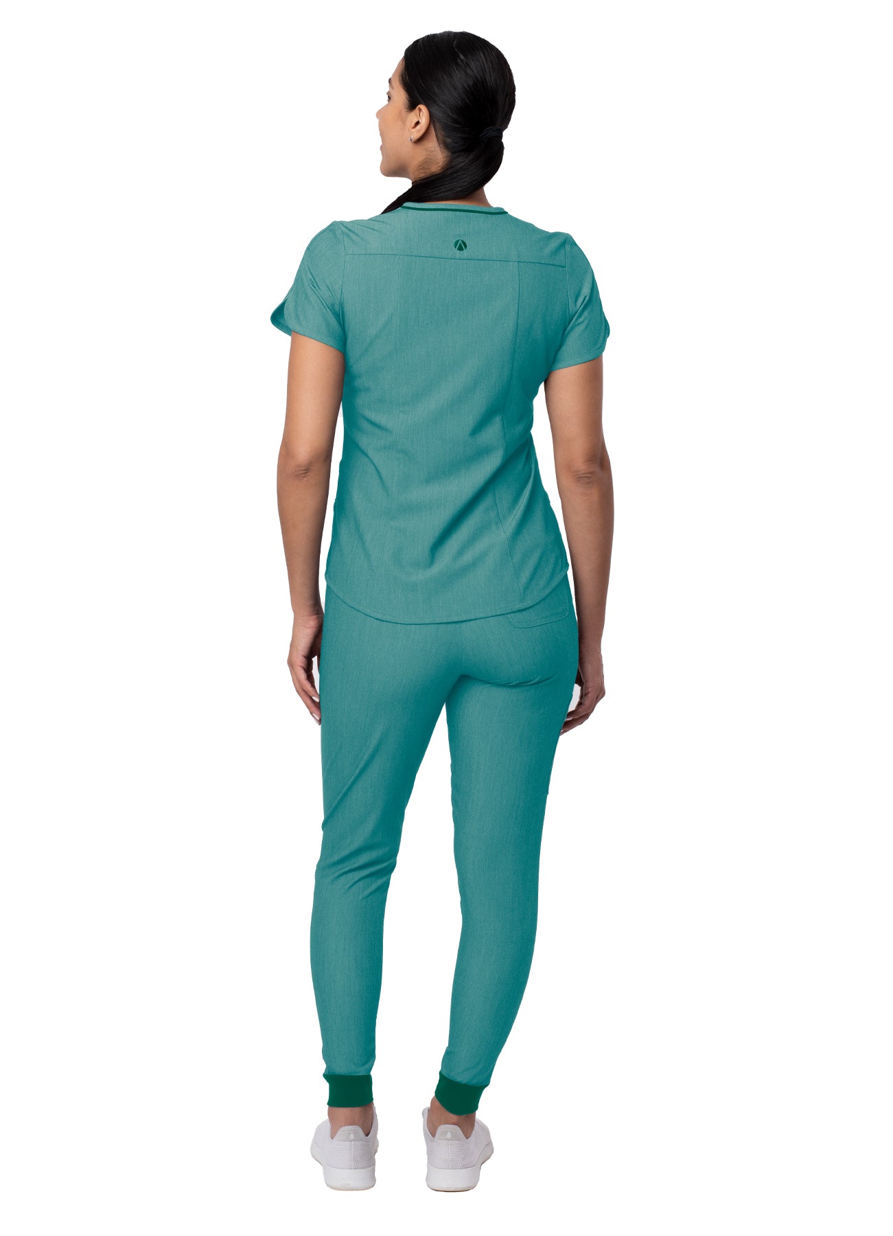 Adar Pro Heather Women's Modern Athletic Jogger Scrub Set XXS-XL