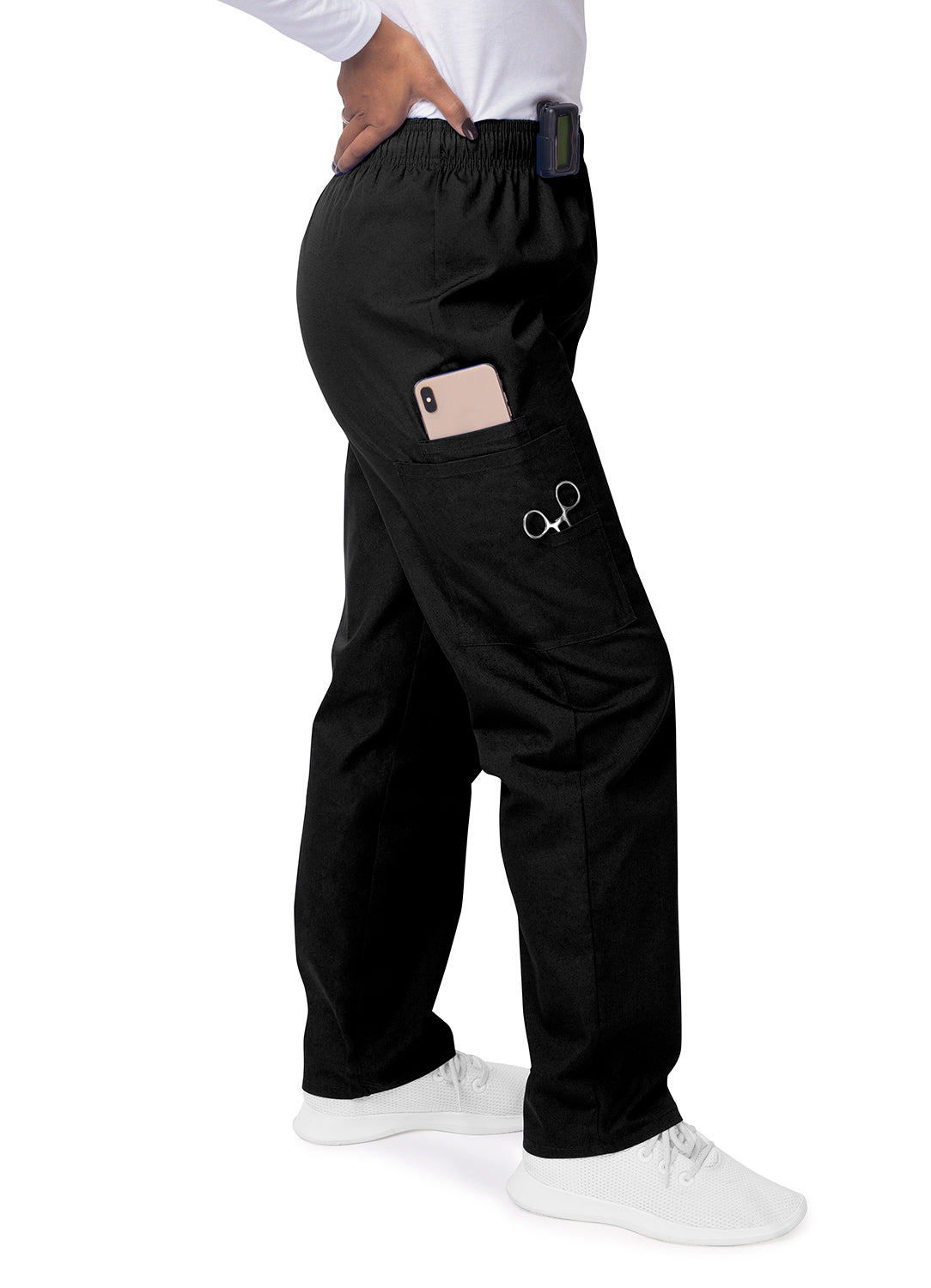 Adar Sivvan Elastic Drawstring Cargo Pants. 4X-5X