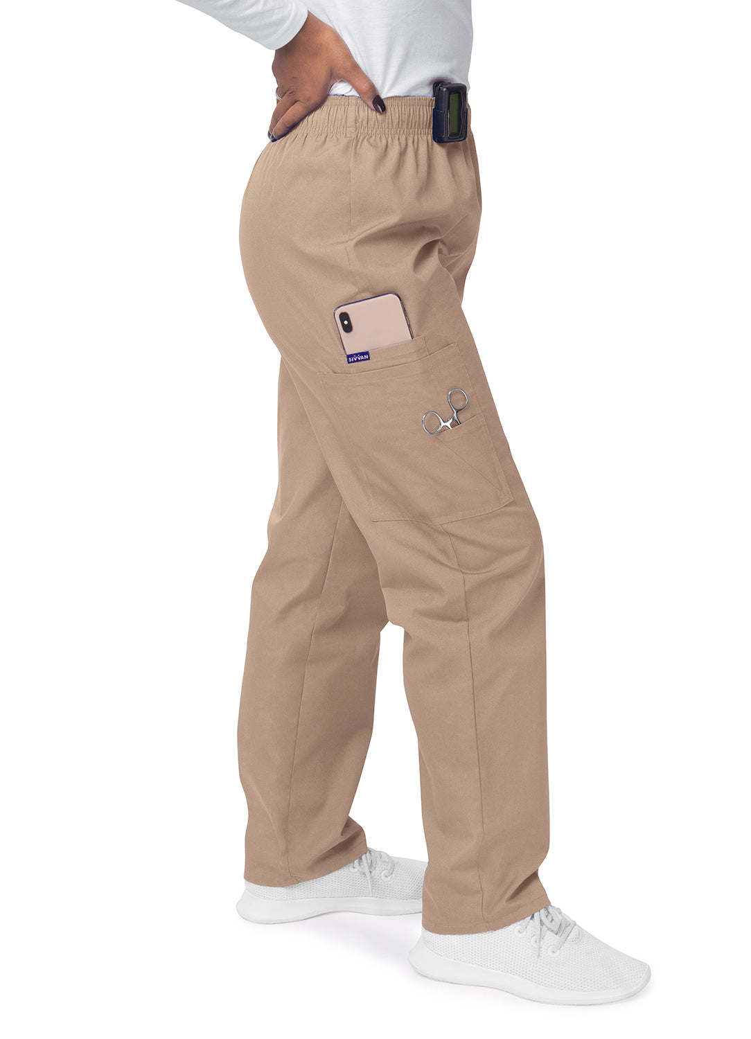 Adar Sivvan Elastic Drawstring Cargo Pants. 4X-5X