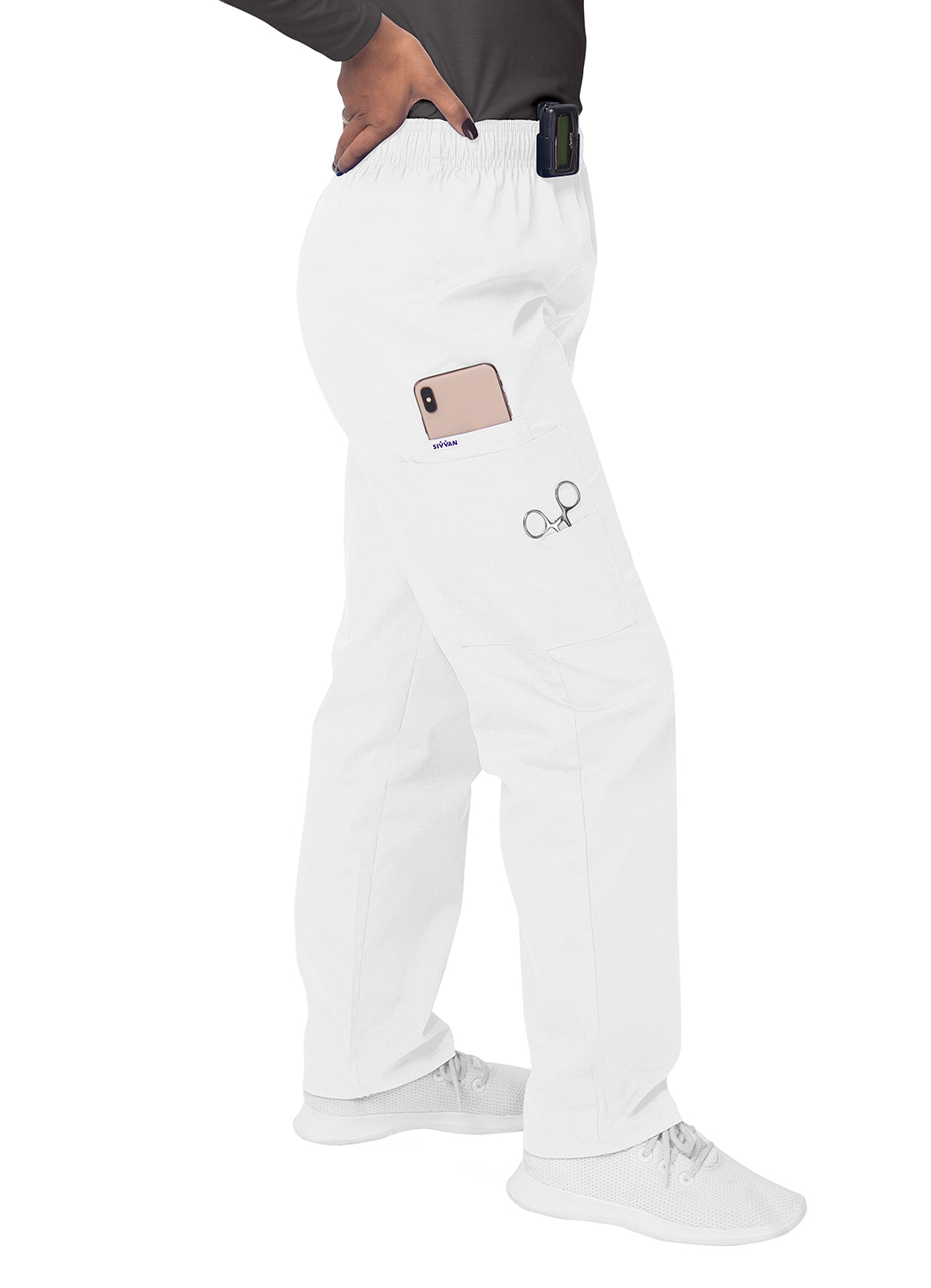 Adar Sivvan Elastic Drawstring Cargo Pants. 4X-5X