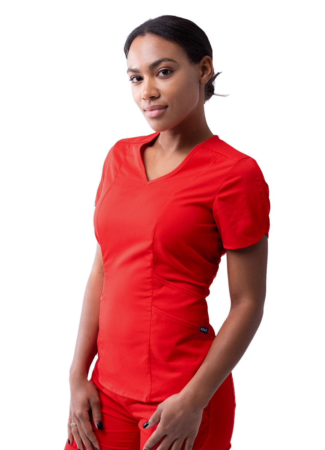 Adar Pro Scrubs for Women feature a Modern V-Neck Scrub Top (2X-3X)