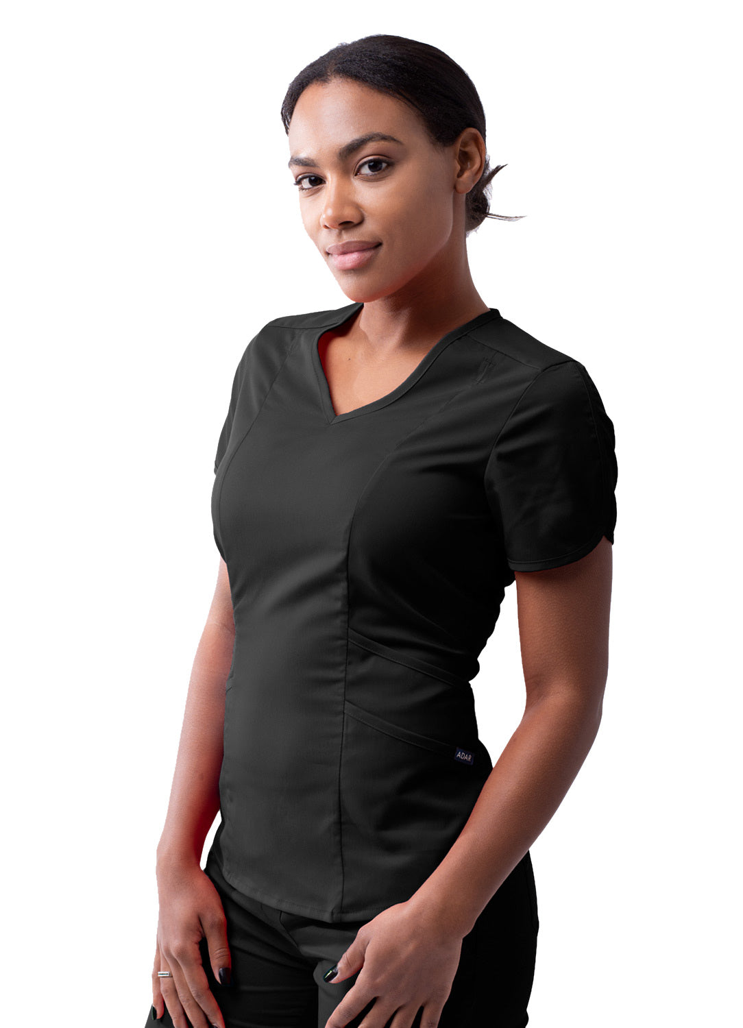 Adar Pro Scrubs for Women feature a Modern V-Neck Scrub Top (2X-3X)
