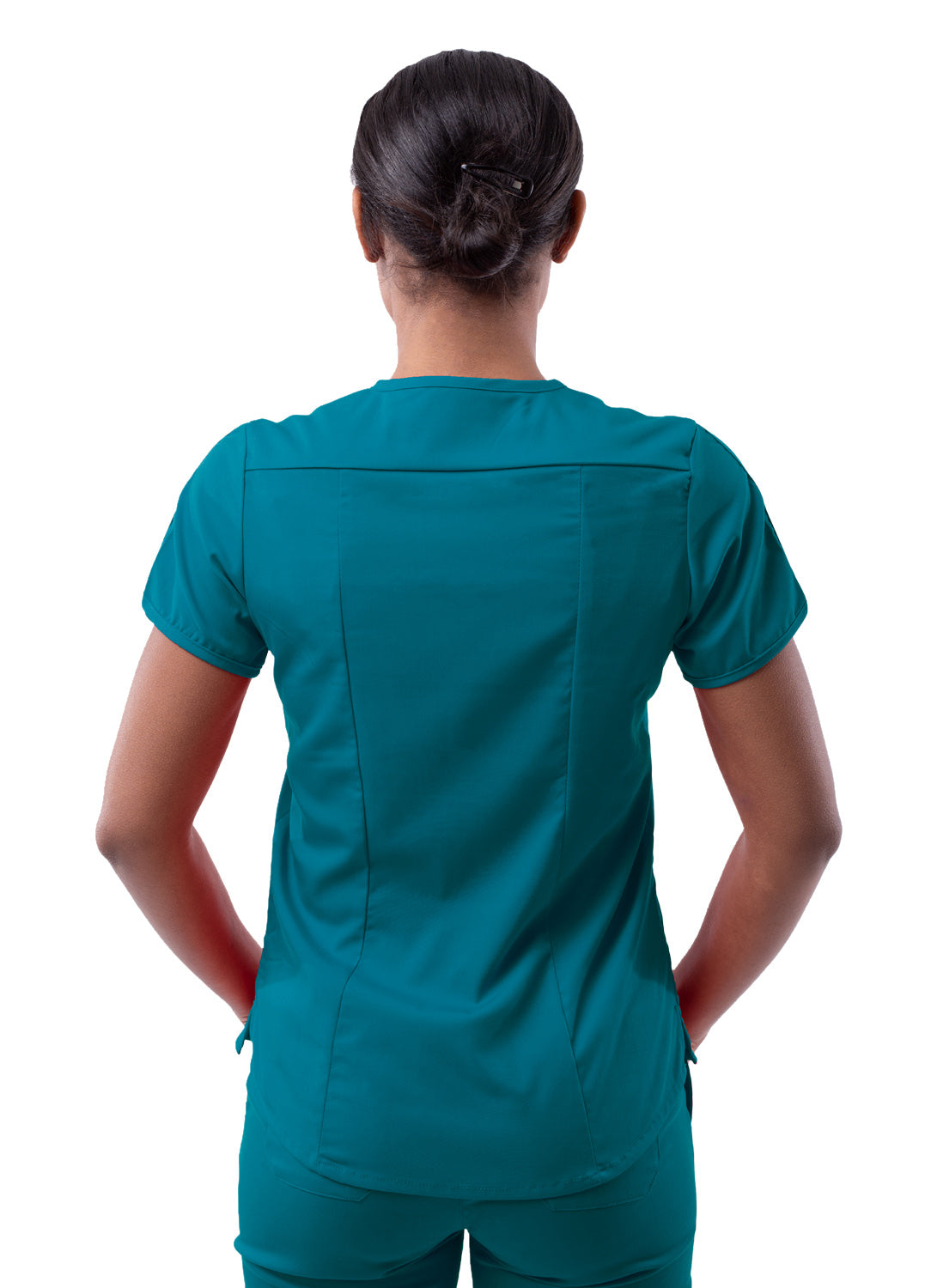 Adar Pro Scrubs for Women feature a Modern V-Neck Scrub Top (2X-3X)