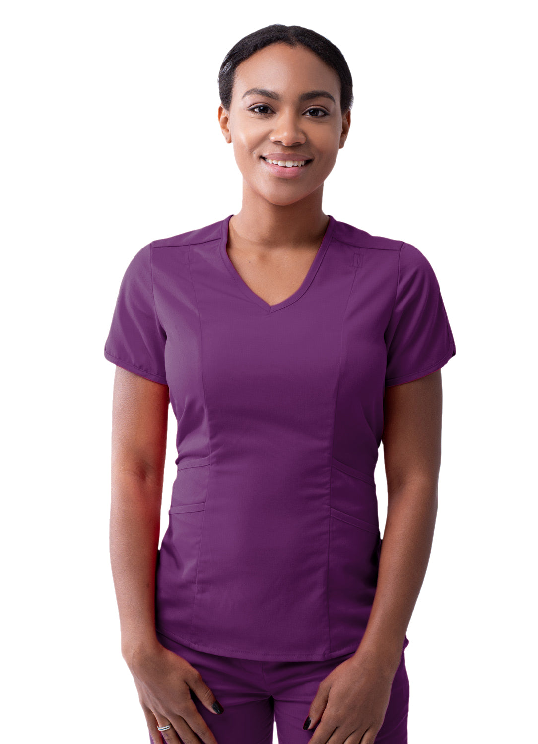 Adar Pro Scrubs for Women feature a Modern V-Neck Scrub Top (2X-3X)