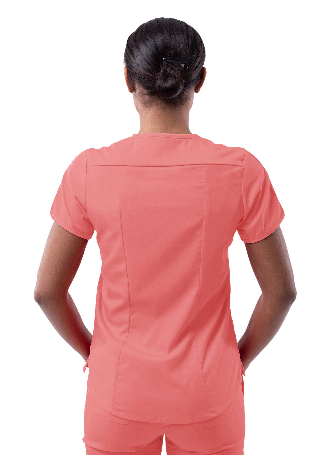 Adar Pro Scrubs for Women feature a Modern V-Neck Scrub Top (2X-3X)