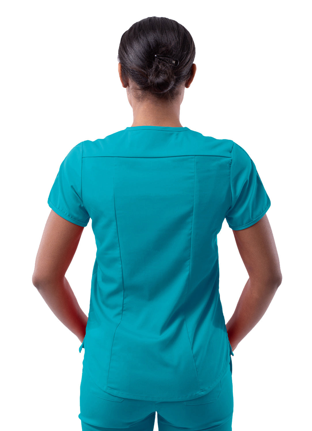 Adar Pro Scrubs for Women feature a Modern V-Neck Scrub Top (2X-3X)
