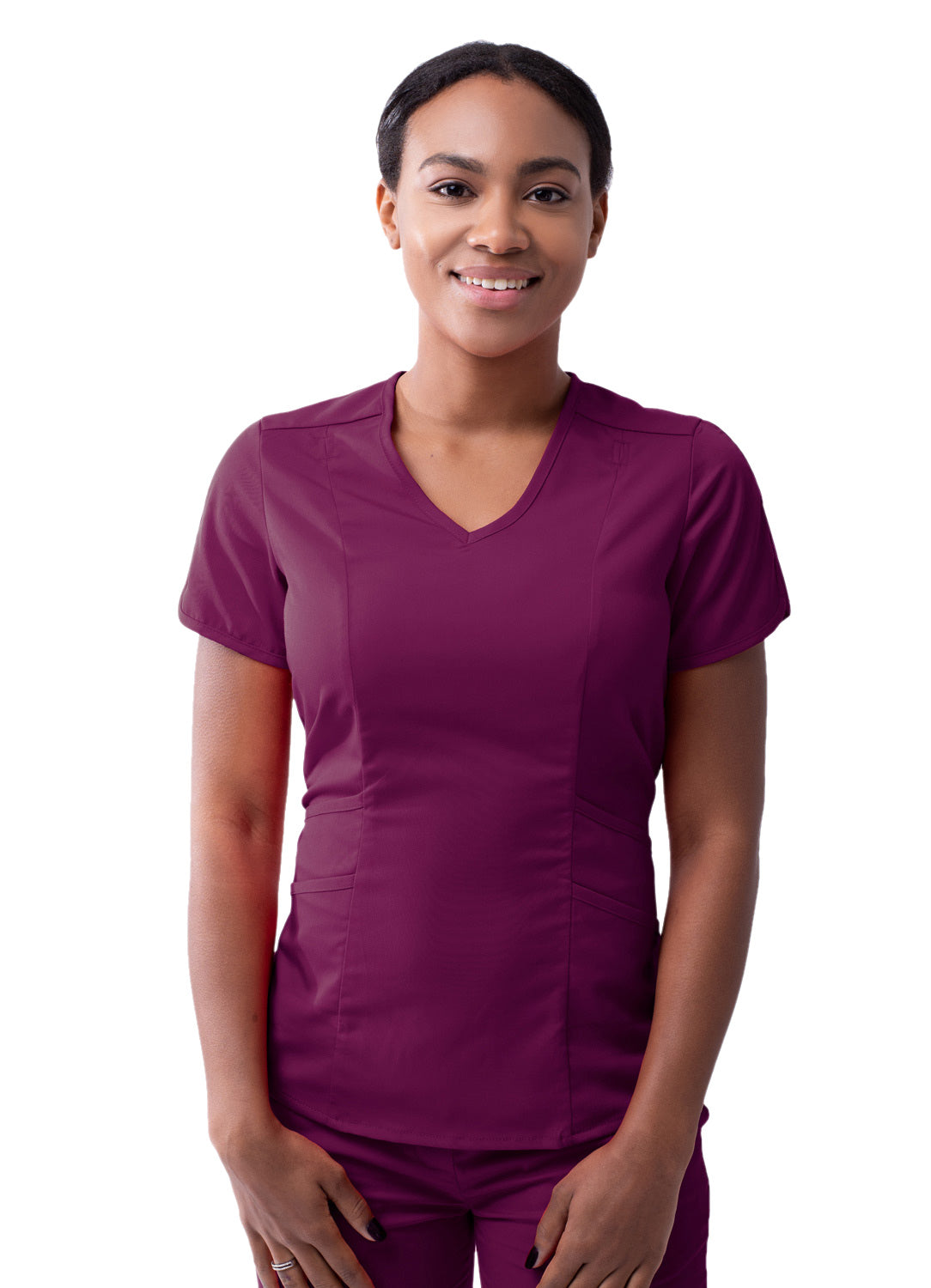 Adar Pro Scrubs for Women feature a Modern V-Neck Scrub Top (2X-3X)